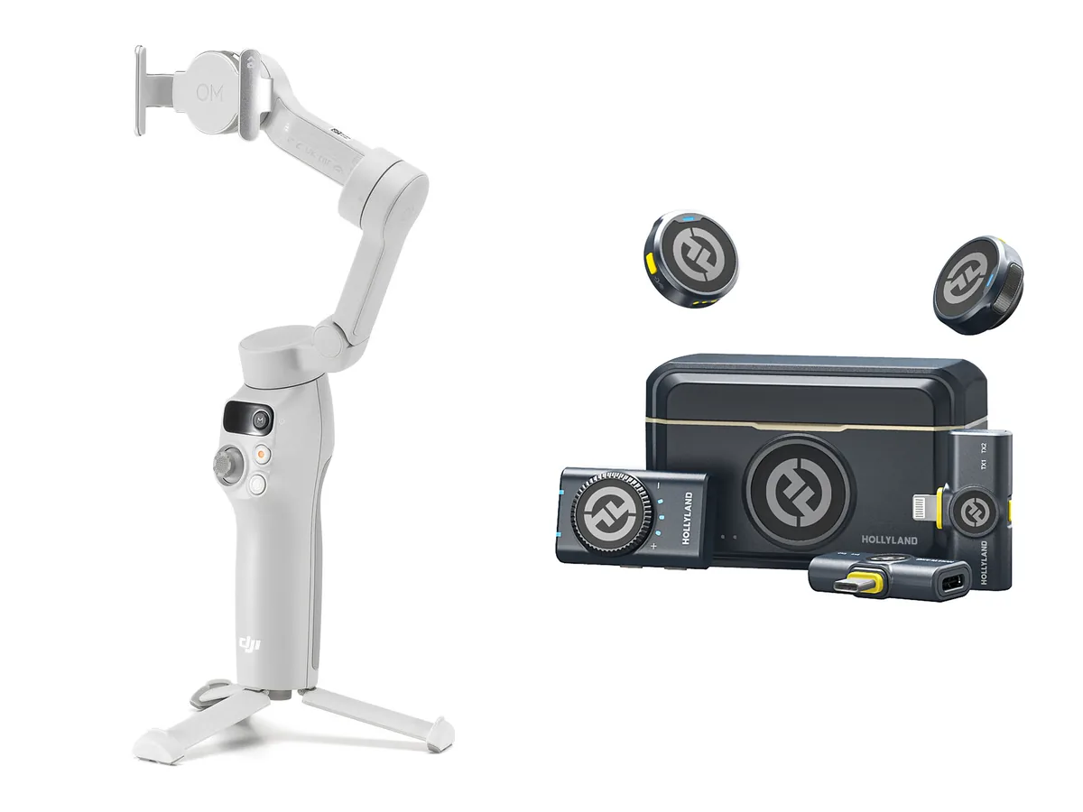 Kit Iniciante: Osmo Mobile 7 + Lark M2
